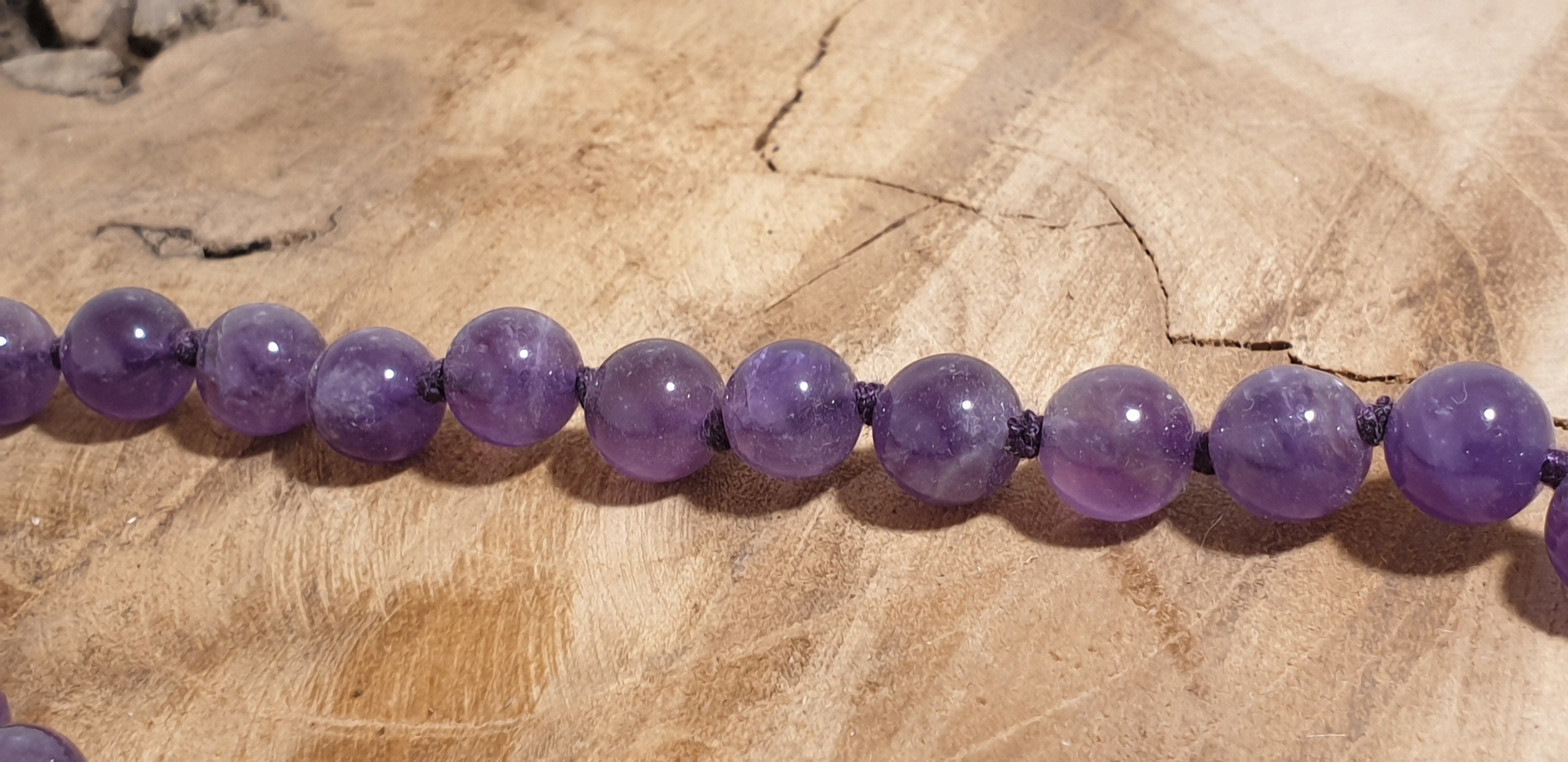 collier boule 8mm améthyste 4