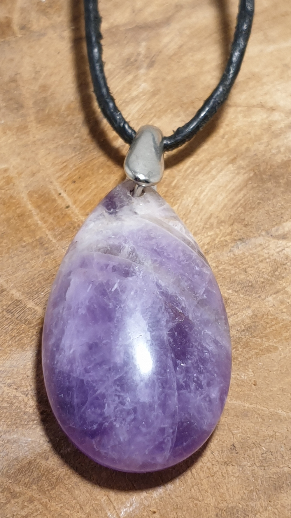 pendentif goutte améthyste 2