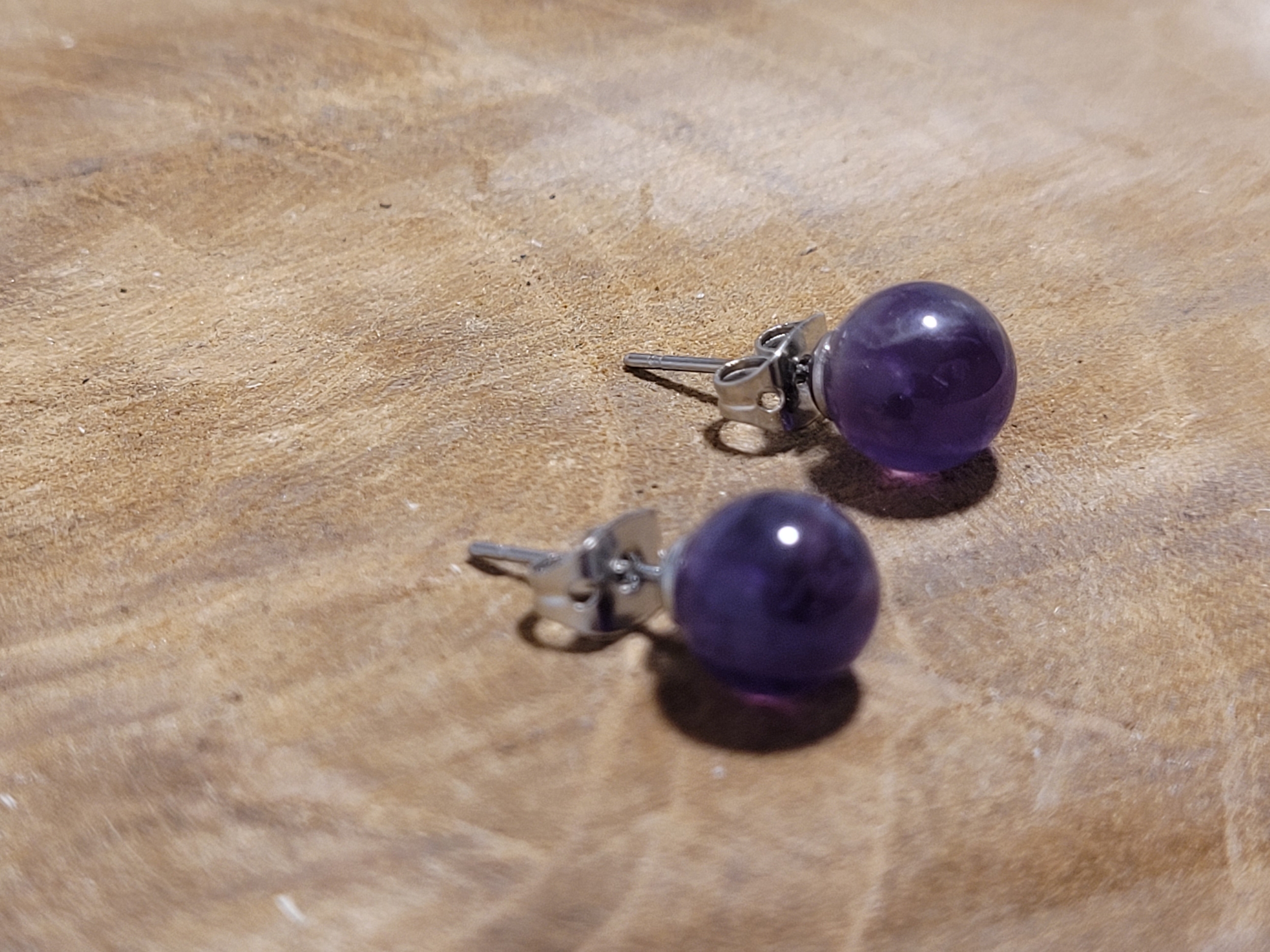 boucles doreilles améthyste 2