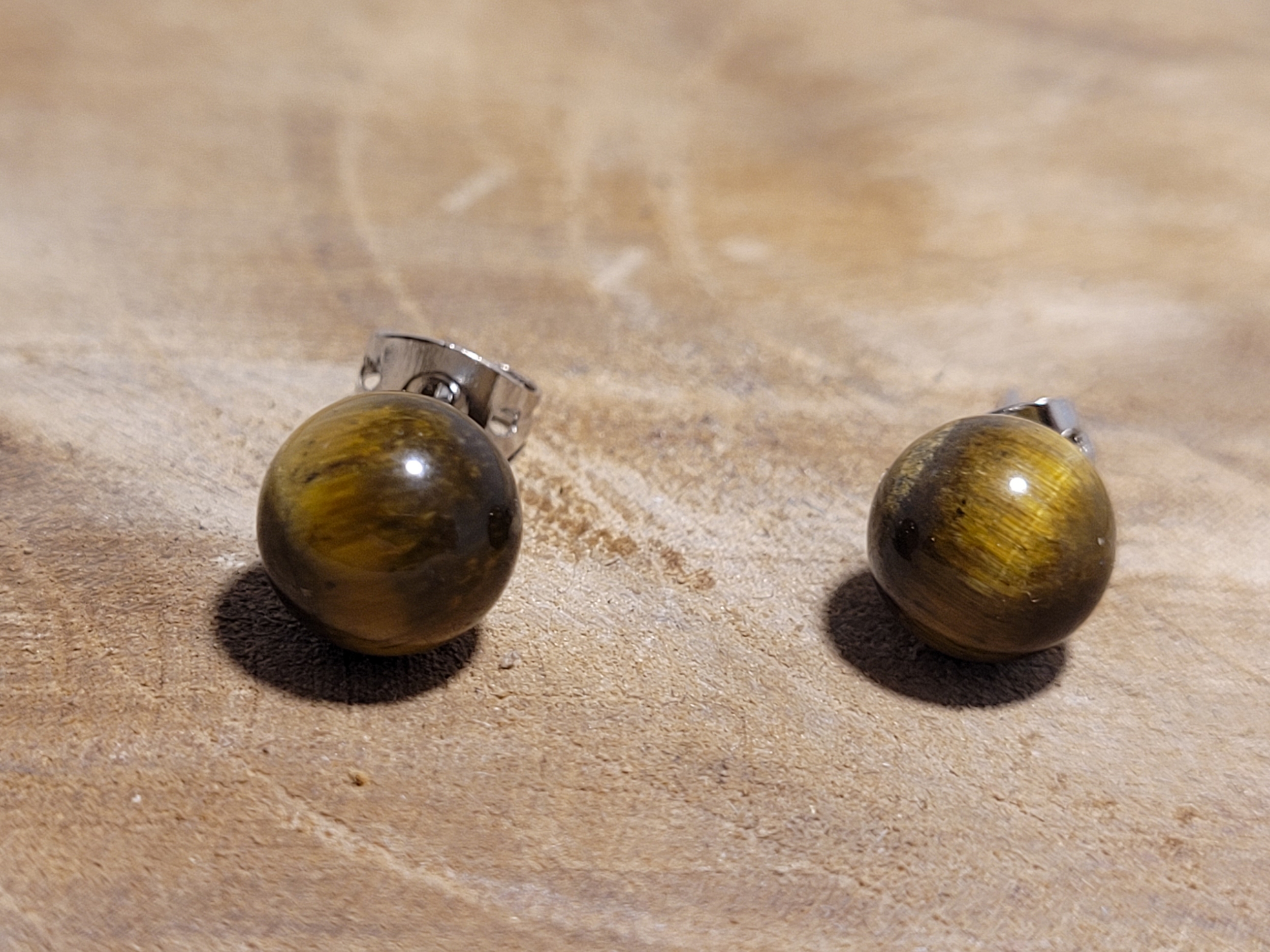 boucles doreilles oeil de tigre 2