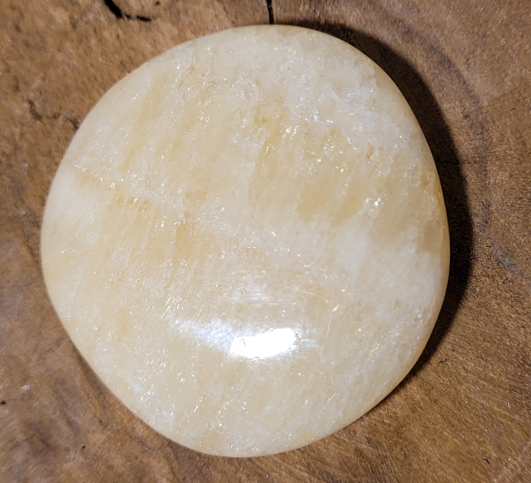 Pierre plate calcite orange 1
