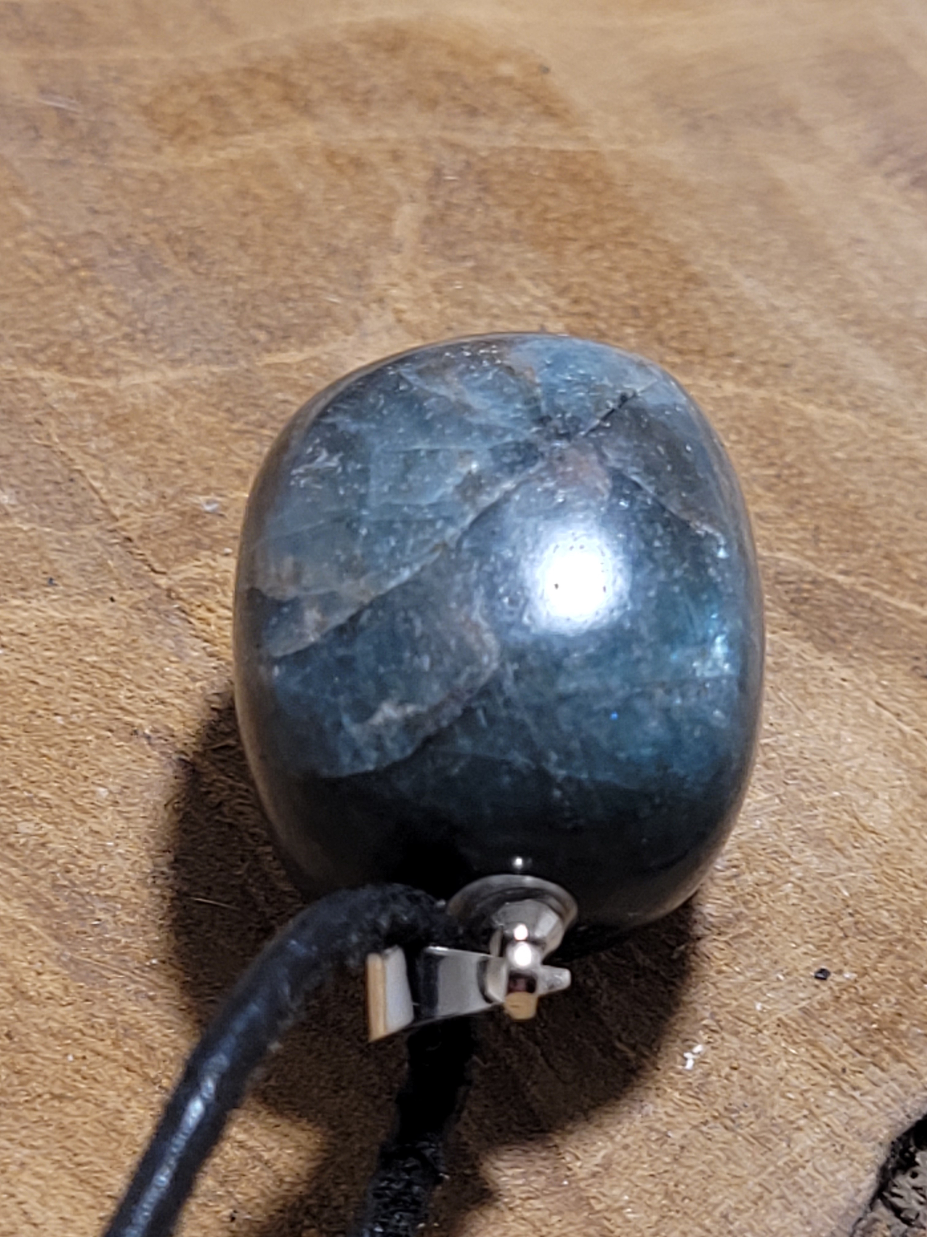 pendentif apatite bleue 8