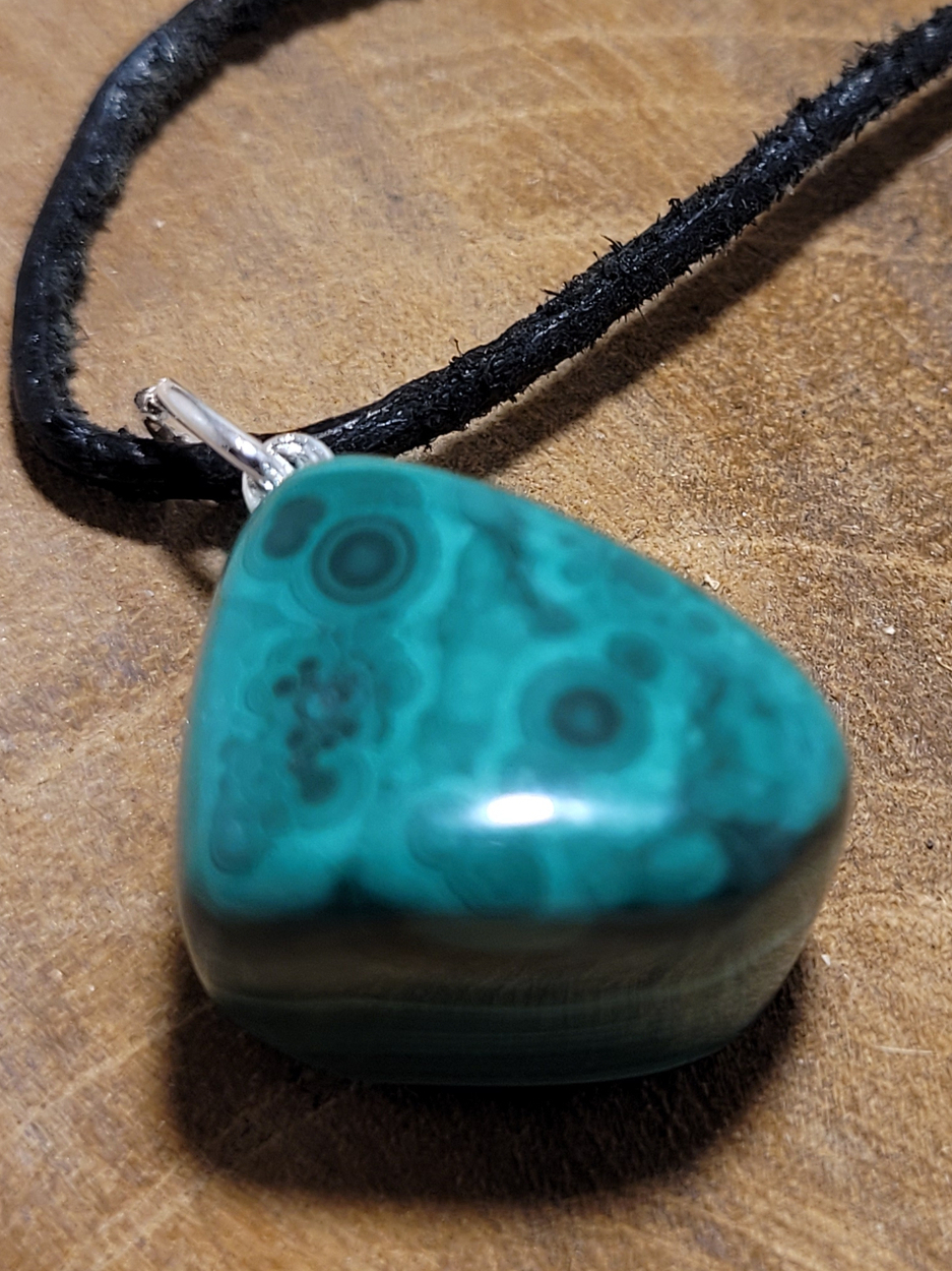 pendentif malachite 1.8