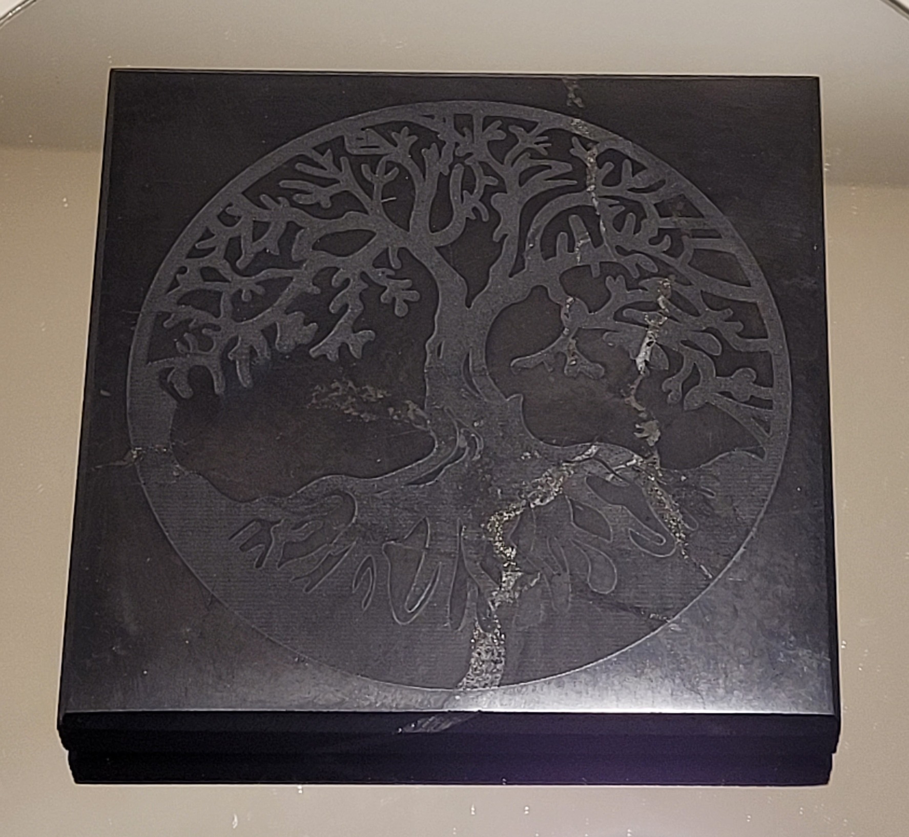 dessous de table arbre de vie shungite 10 cm 1
