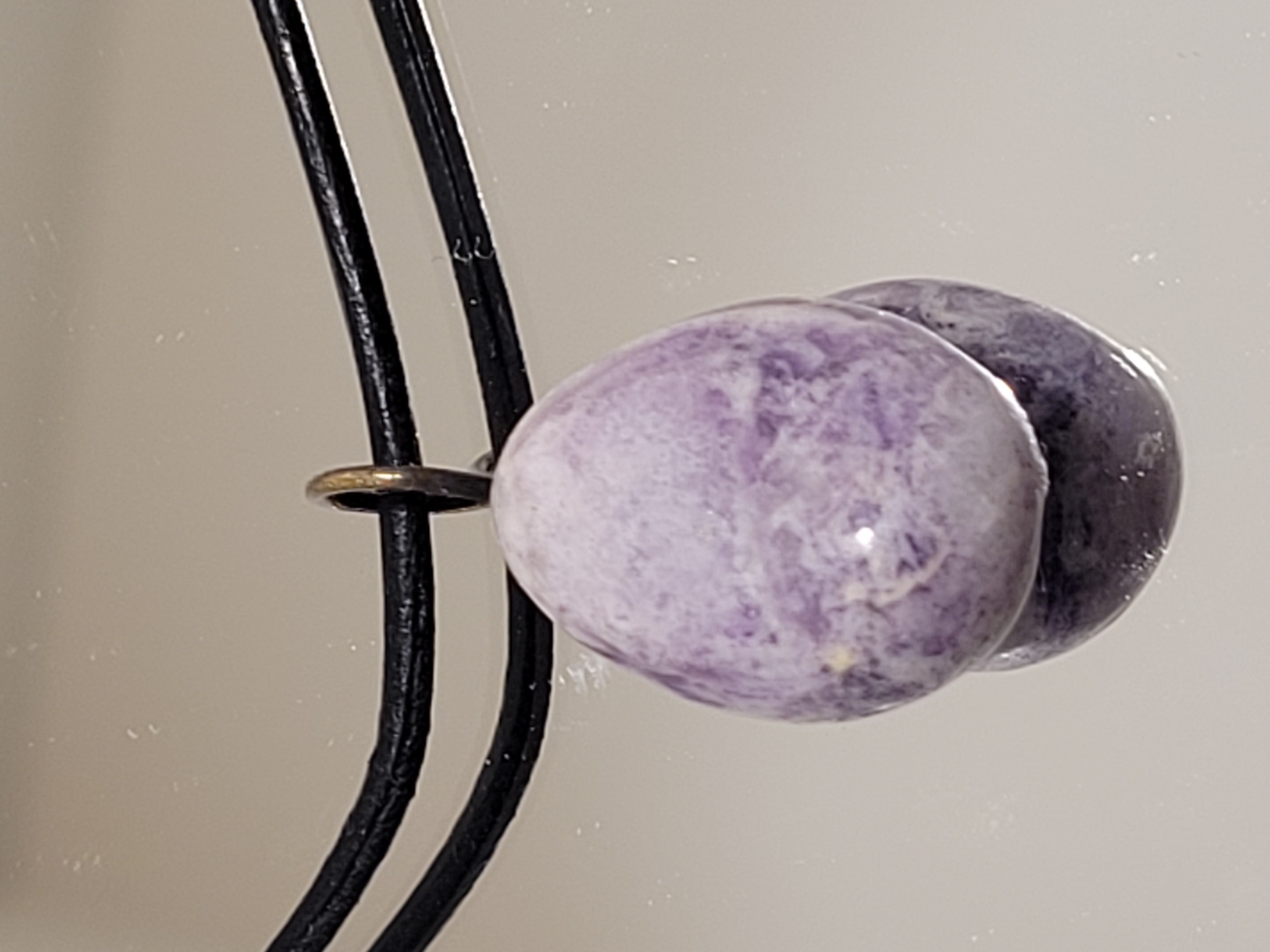 pendentif pierre roulée charoïte 5