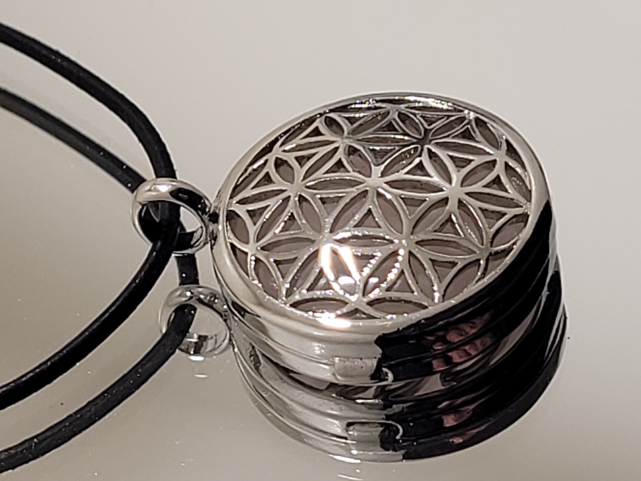 fleur de vie quartz rose 3