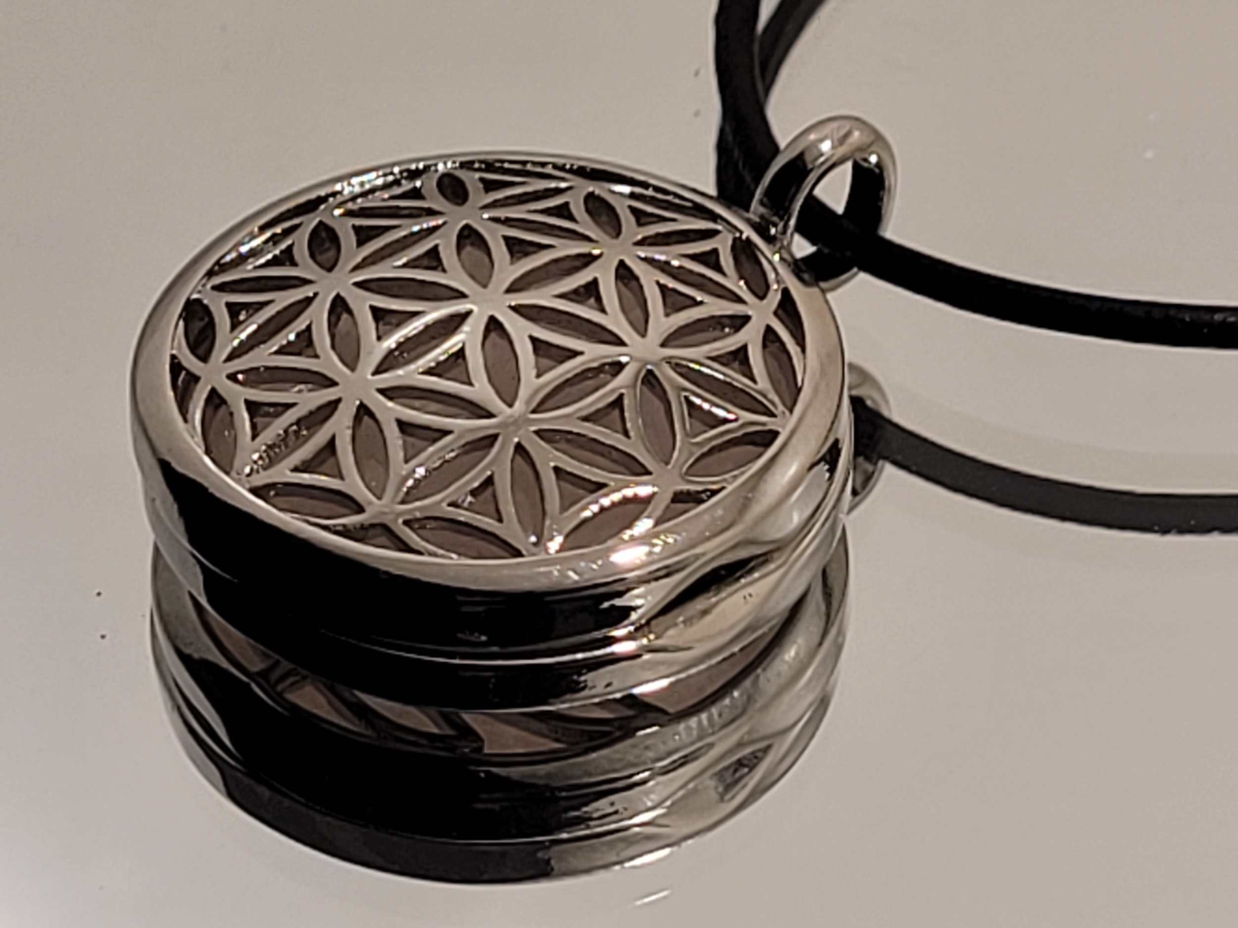 fleur de vie quartz rose 4