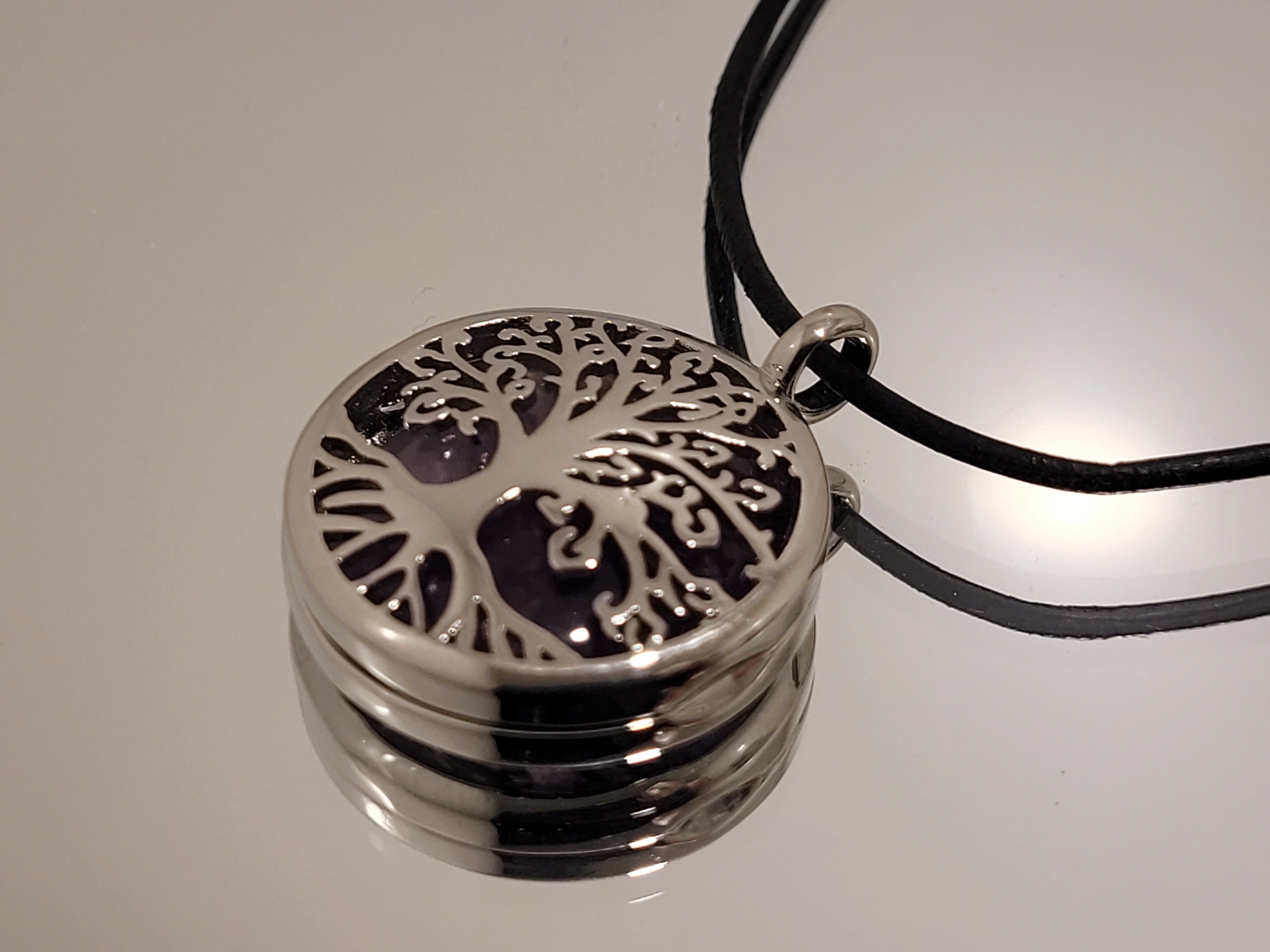 pendentif arbre de vie améthyste 3