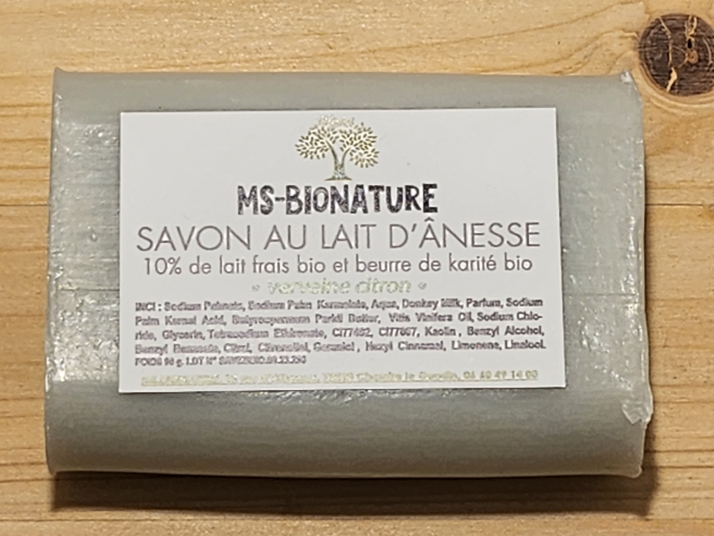 Savon au lait dânesse frais bio et Verveine citron