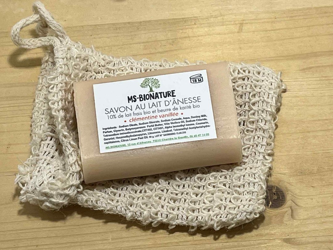 a savon clémentine vanillée au lait dânesse frais bio