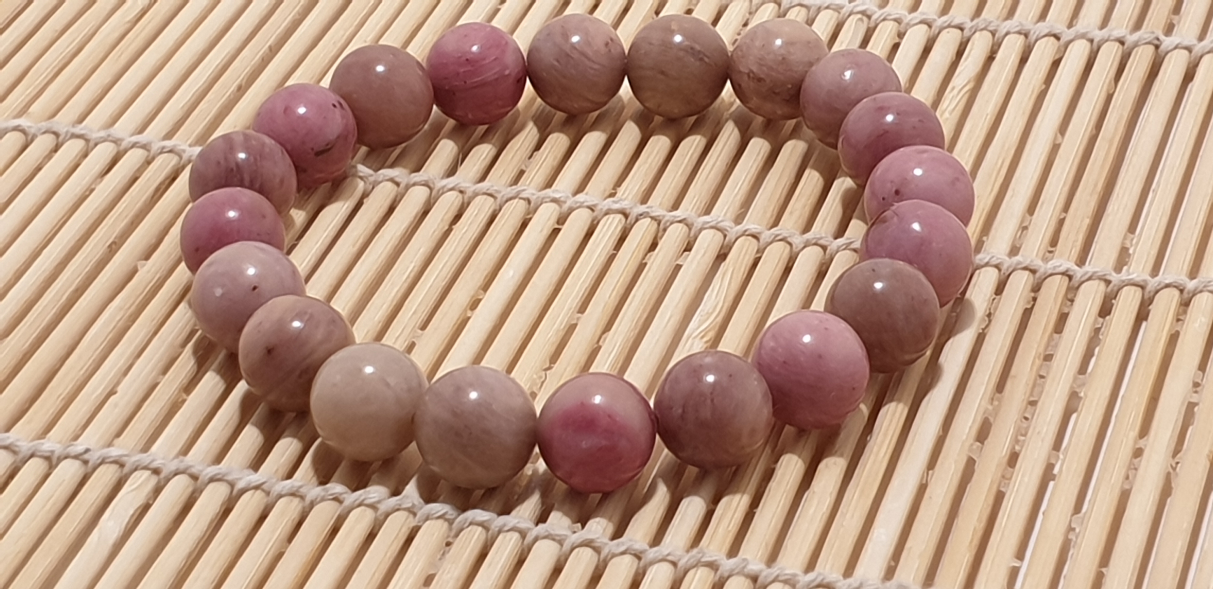 bracelet rhodonite