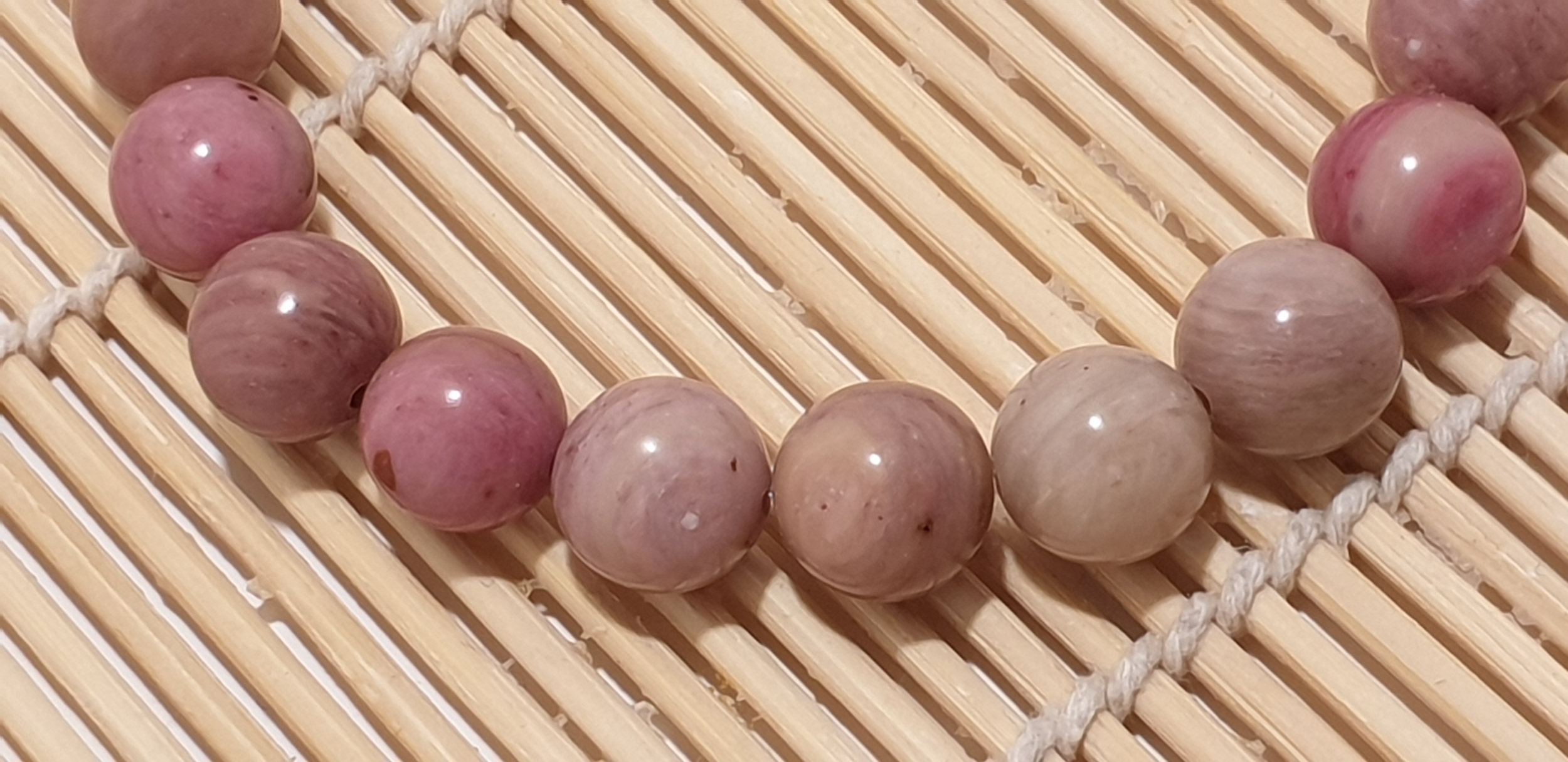 bracelet rhodonite