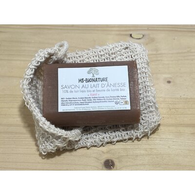 a Savon au lait d'ânesse frais BIO et Tiaré 1