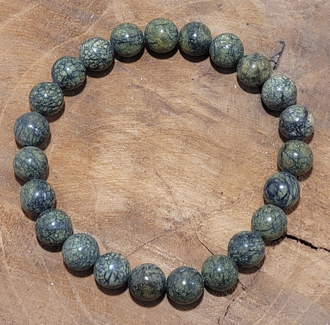 Bracelet Pierres Naturelles Améthyste Rhodonite - Chakra, Fermoir Magnétique, Fille