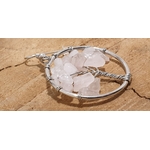 boucles doreilles quartz rose 4