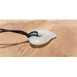 pendentif coeur dans un coeur jade vert 3