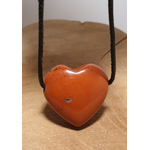 pendentif coeur jaspe rouge 1