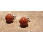 boucles doreilles jaspe rouge 4