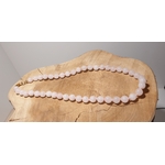 collier pepite quartz rose 2
