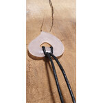 pendetif coeur dans un coeur quartz rose 5