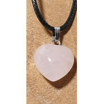 pendetif petit coeur quartz rose 6
