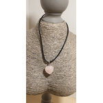 pendetif petit coeur quartz rose 1