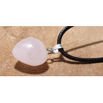 pendetif petit coeur quartz rose 4