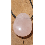 pendetif goute percé quartz rose 5