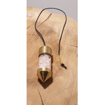 pendule laiton quartz rose 4