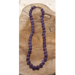 collier boule 8mm améthyste 1