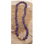 collier boule 8mm améthyste 2