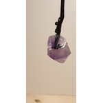 pendentif améthyste brute ficelle 2