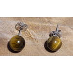 boucles d'oreilles oeil de tigre 1