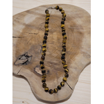 collier boule 8mm oeil de tigre 1