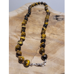 collier boule 8mm oeil de tigre 4