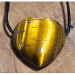 pendentif coeur perce oeil de tigre 2