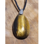 pendentif goutte attache oeil de tigre 2