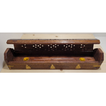Porte encens coffret bois bouddha 2
