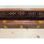 Porte encens coffret bois bouddha 5