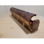 Porte encens coffret bois bouddha 6