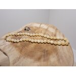 collier boule 8mm calcite orange 2