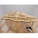 collier boule 8mm calcite orange 3