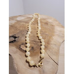 collier boule 8mm calcite orange 4