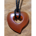 pendentif coeur dans un coeur cornaline 2