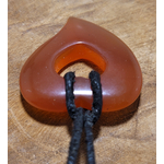pendentif coeur dans un coeur cornaline 5