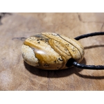 pendentif goutte percé de jaspe paysage 4