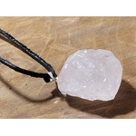 pendentif brute quartz rose 3