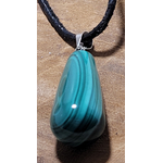 pendentif pierre polie  malachite 3
