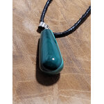 pendentif pierre polie  malachite 4