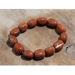 Bracelet pepite jaspe rouge 3